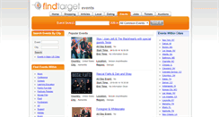 Desktop Screenshot of events.findtarget.com
